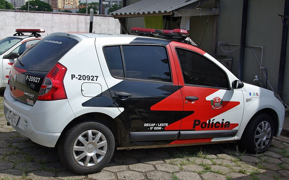 Viatura da polícia civil de SP em concurso PC SP.