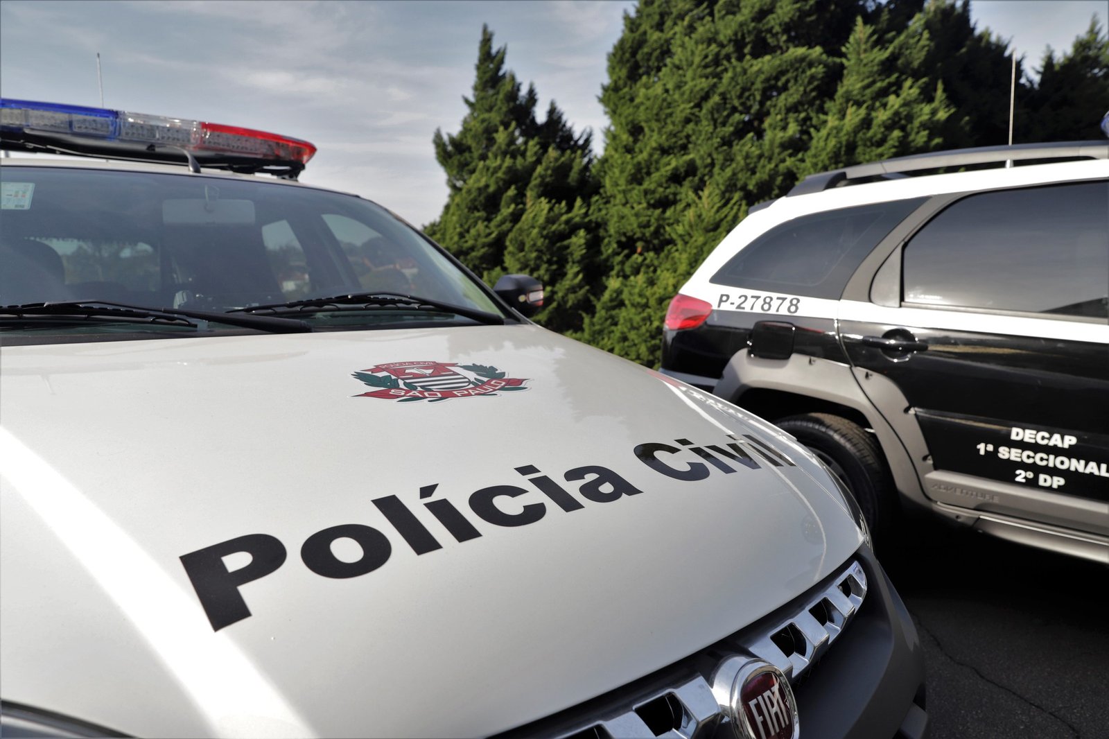 Viatura da polícia civil em Concurso delegado Amazonas.